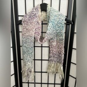 NWOT Crochet Double Stitch Scarf Homemade 🧶